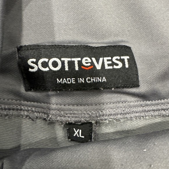 SCOTTeVEST Margaux Cargaux Cargo Pants Womens XL Travel Hiking 11 Pockets Gray - Picture 7 of 11